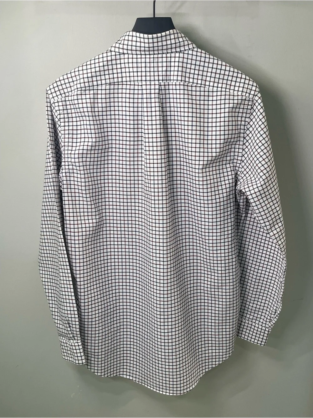 Polo by Ralph Lauren White Shirt with Navy Check